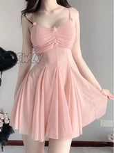 Nightwear Sexy Strap Mesh Uniform Temptation Transparent Solid 3D Flower Camisole Women Dress Backless Summer Charm Sweet
